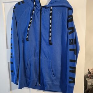 PINK Victoria's Secret Blue Hoodie